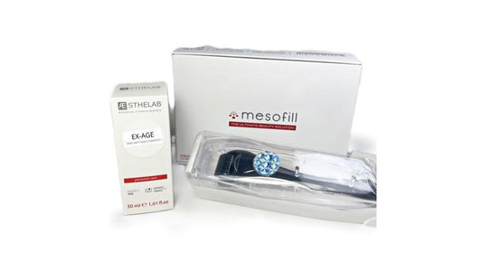 KIT EXAGE Anti età 50+ Microneedling mesofill – conf. Dermaroller da 0,25+ siero