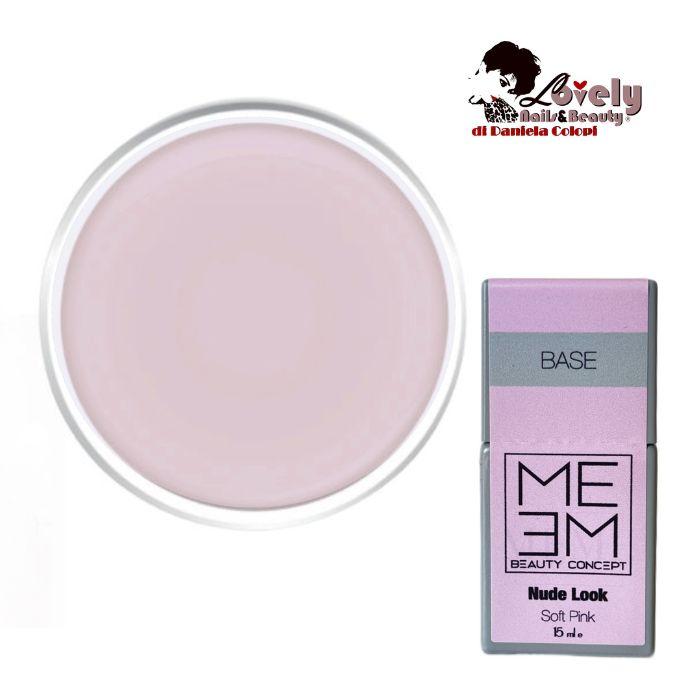 Nude Look Soft Pink  - MEEM -  Base Gel - 15 ML